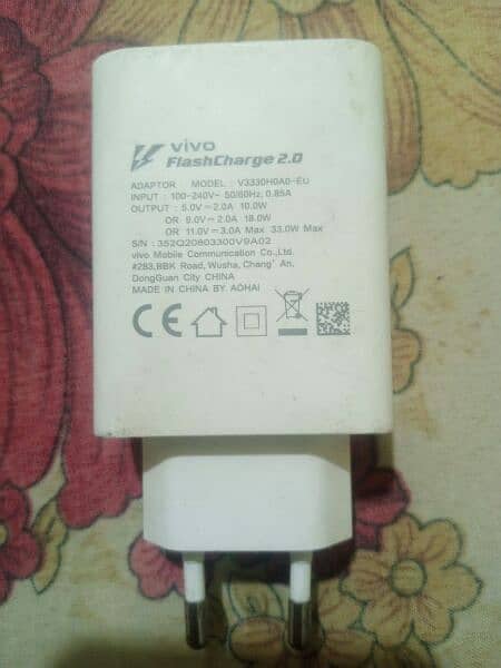 vivo flash charger orgnal box wala for sale 3.0A 33.0W Max 0