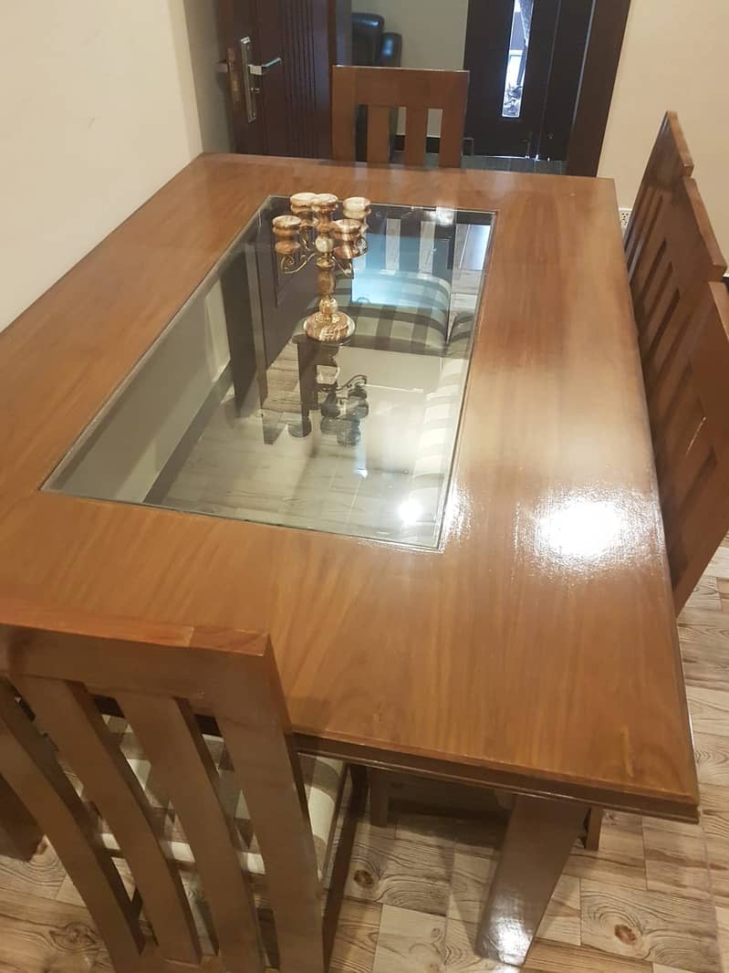 Dining Table (Walnut Wood Full Solid) 1