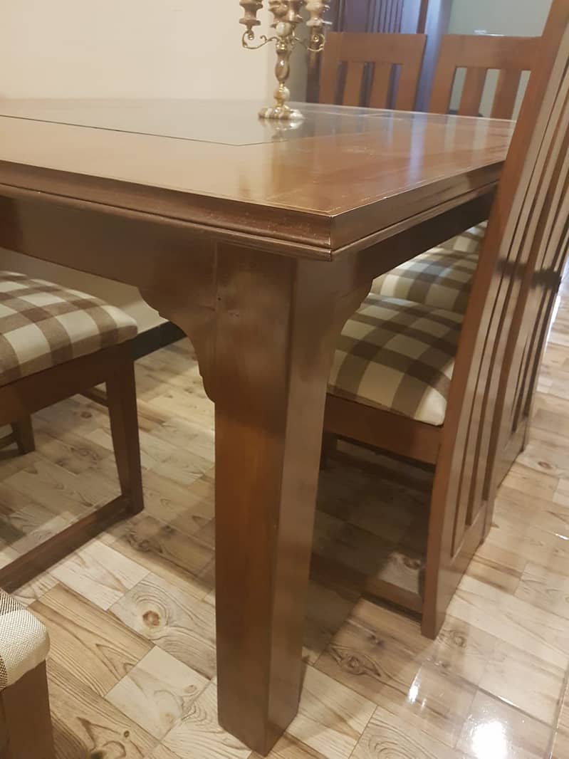 Dining Table (Walnut Wood Full Solid) 2