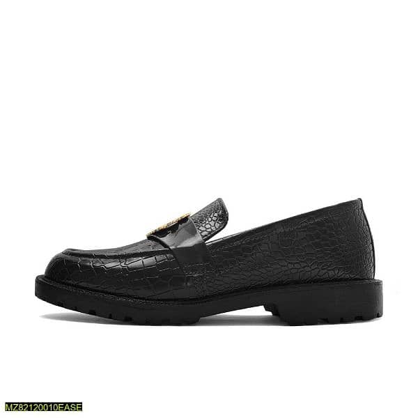 Men's crocodile style leather shoes 3