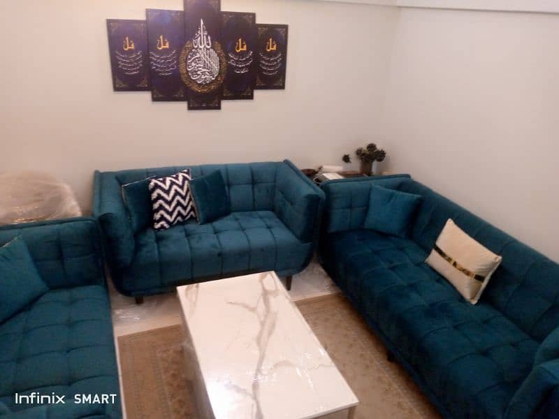 Sofa set / Coffee Chairs / 6 seater / L shape / Corner Sofa / Dewan 12