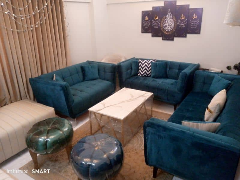 Sofa set / Coffee Chairs / 6 seater / L shape / Corner Sofa / Dewan 6