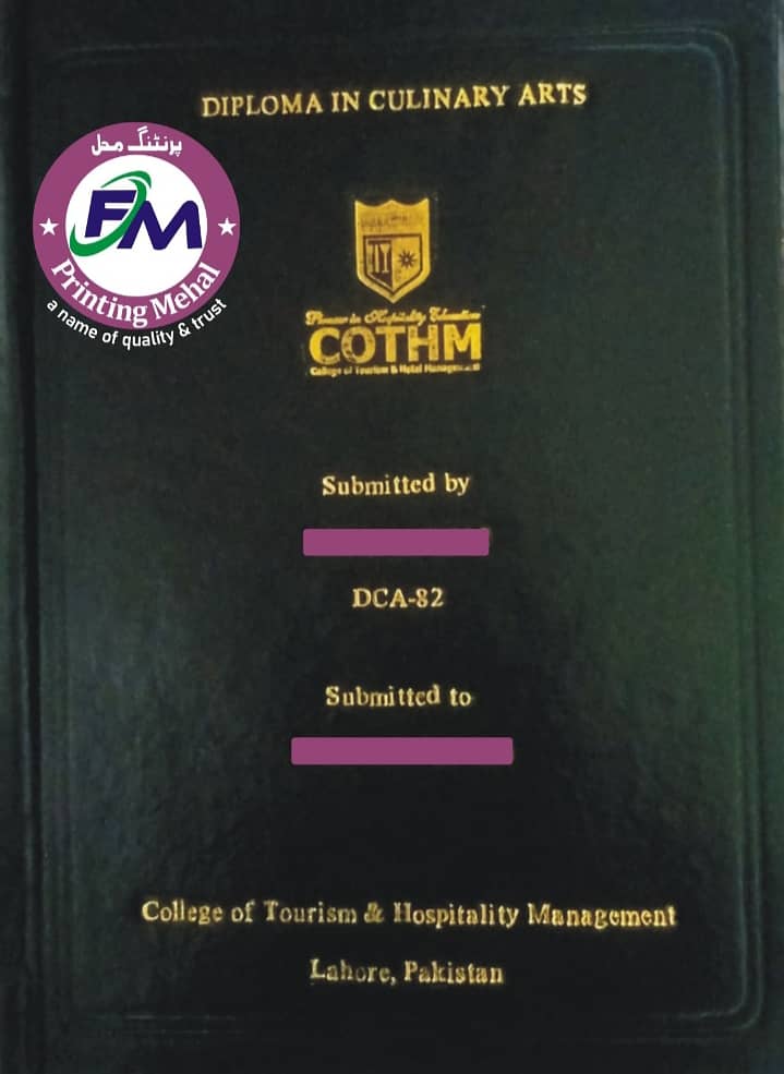 Student Thesis Binding Color Black Prinitng Scan Flex Typing Delivery 14