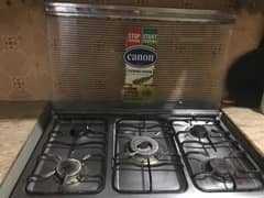 Cannon cooking range glass top . 5 burners. for sale 0