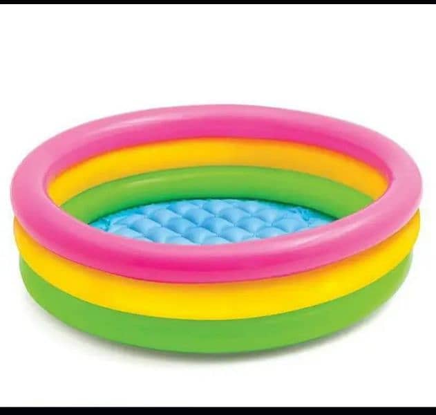4feet Intex swimming pool for kids with air pump 0
