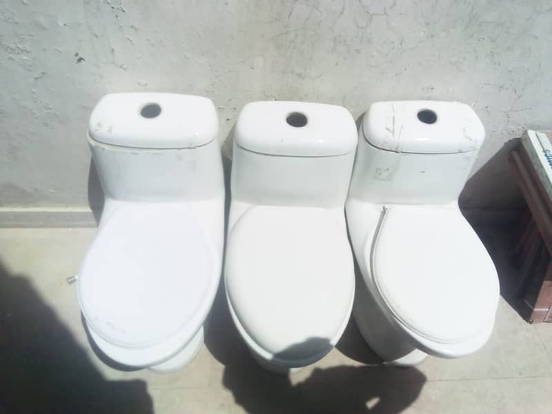 Bathroom Accessories For Sale (Use Commode And Basin Cabinet) 0
