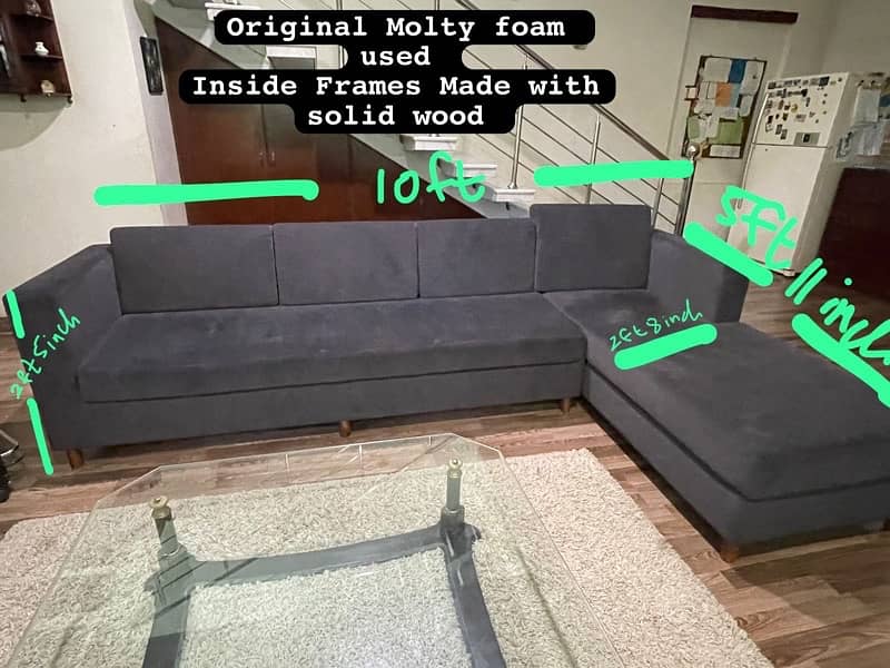 sold wood sofa set 3