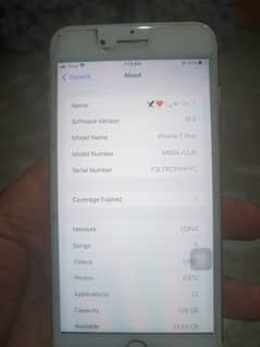 IPhone 7 plus 128 gb pTa approved battery change