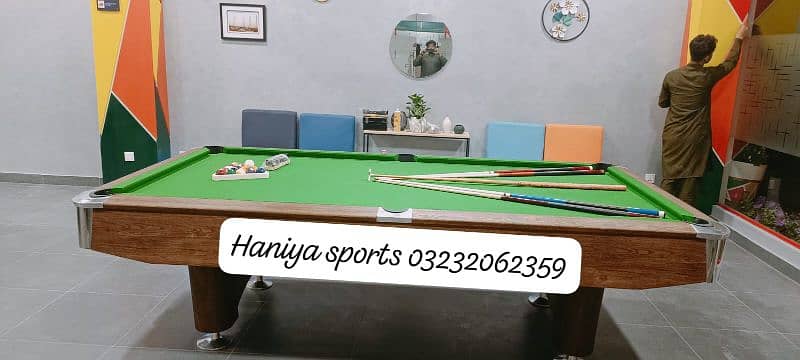 All Type Of Game Snooker / Pool/ Table Tennis / Football Game / Dabbo 16