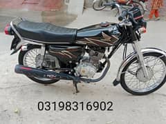 Honda 125 black clr 2021 modal brand new condition 03078316902#
