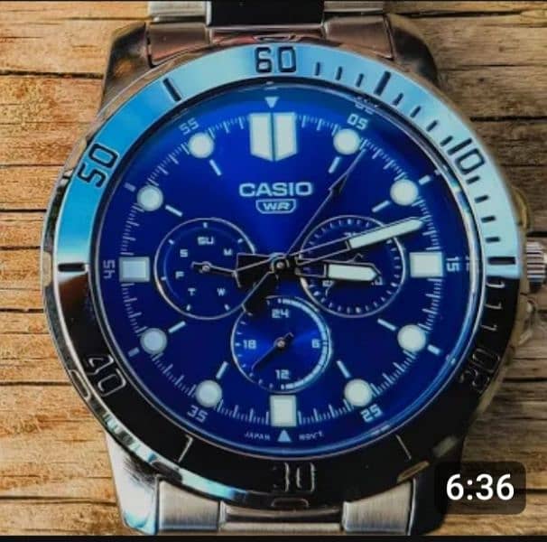 Casio mtp-vd300d-2EUDF watch /men watch /analogue wheel style watch 4