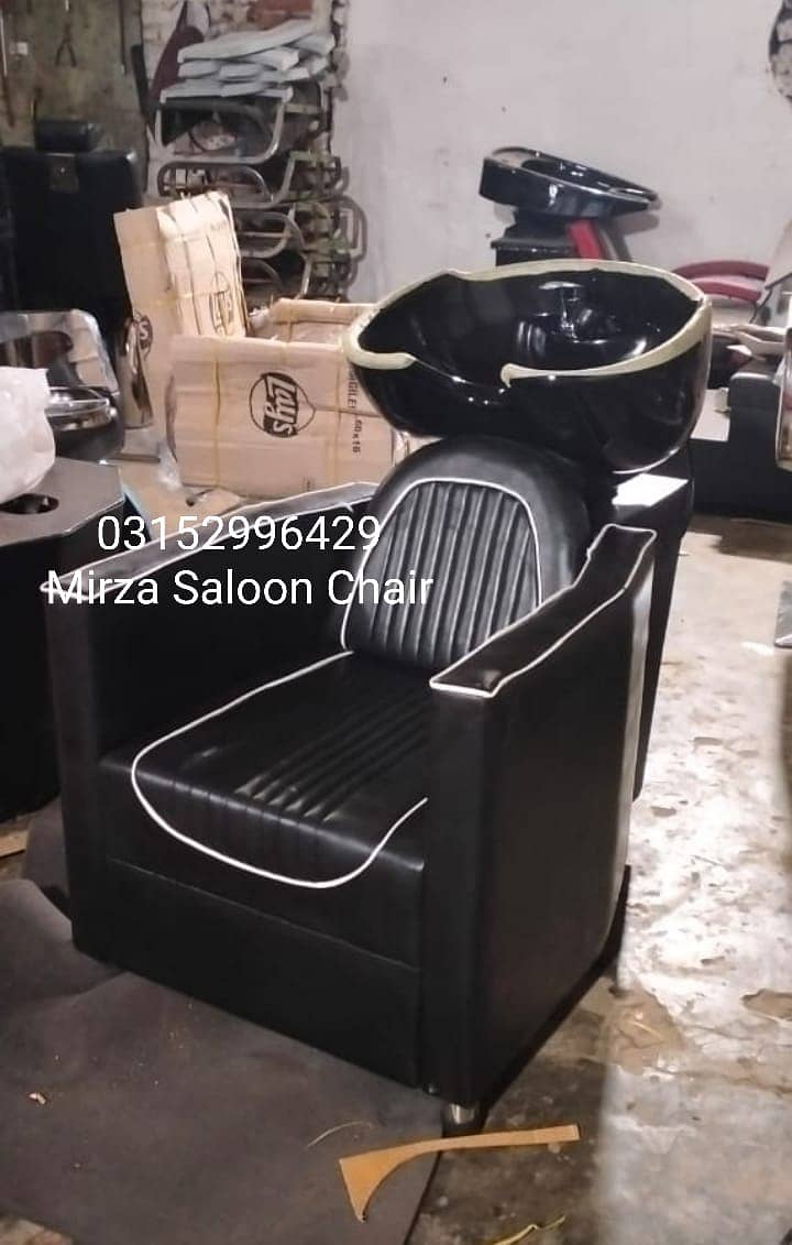 Massage bed /Saloon chair / Barber chair/Cutting chair/ Shampoo unit 11