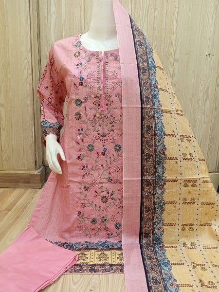 embroidered three piece lawn collection 7