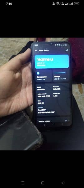 Realme C25s Good Condition Without Box 4/64 RAM ROM 7