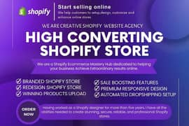 Shopify Development, handling, Marketing and SEO