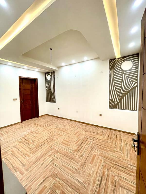 5 Marla New Brand Double Storey House Eden Orchard Sargodha Road Ideal Location Security Gate Park Carpet Road Commercial Market Jamia Masjid Electricity 14