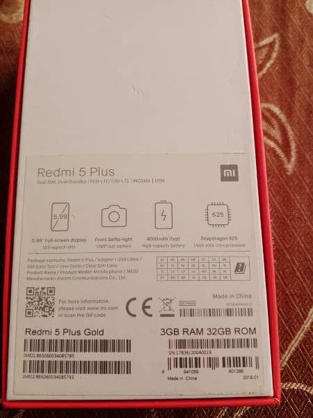 Xiaomi Redmi 5 plus for sale 5