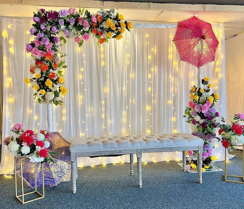 wedding event decor/bouquet/Fresh flowers decor services 6