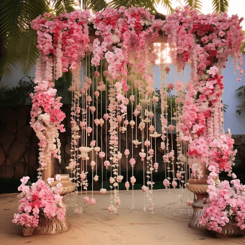wedding event decor/bouquet/Fresh flowers decor services 12