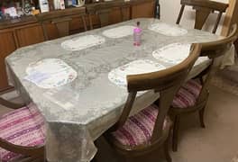 Dining table set (6 chairs)