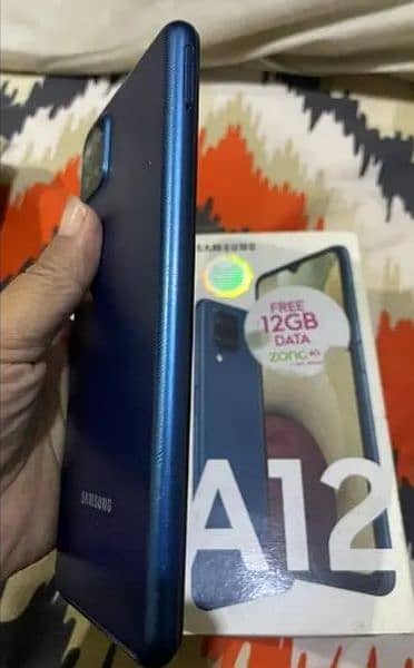 Samsung A12 128gb pta approved with box warranty all accessories 2