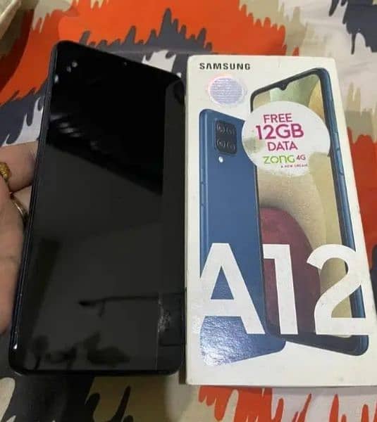 Samsung A12 128gb pta approved with box warranty all accessories 6
