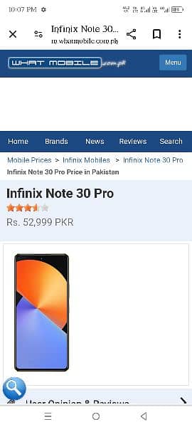 Infinix note 30 pro box open 8/256 0