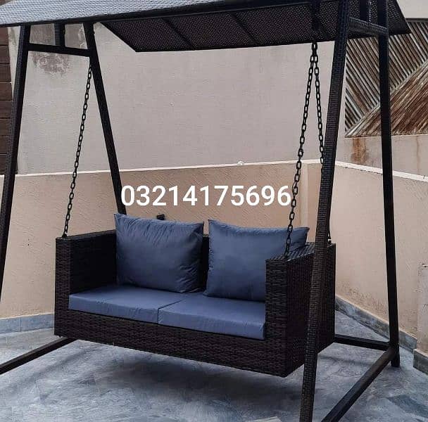OUTDOOR GARDEN RATTAN SAWING 2 SEATER 3 SEATER CHAIR TABLE UMBRELLA 5