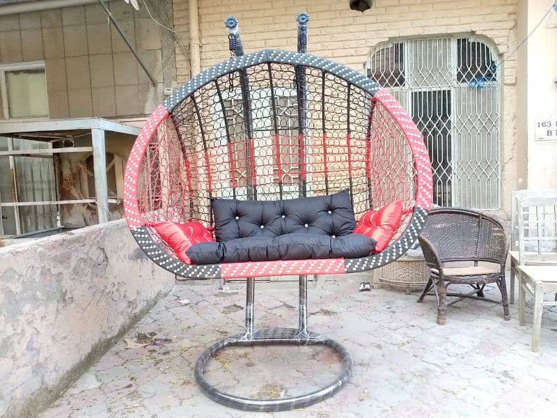 OUTDOOR GARDEN RATTAN SAWING 2 SEATER 3 SEATER CHAIR TABLE UMBRELLA 9