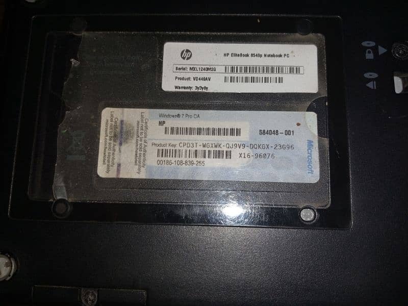 HP 8540p EliteBook 4
