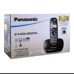 Panasonic KX-TG3611BX Digital Cordless Phone for sale 0