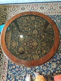 Round Sheesham table