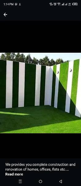 Wall mat/artificial grass/wallpaper/frosted sticker/gola/wall molding/ 1