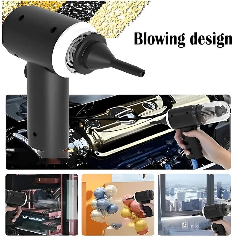Mini Portable 3 In 1 Powerful Cordless Vacumm Cleaner Duster Blower Ai 1