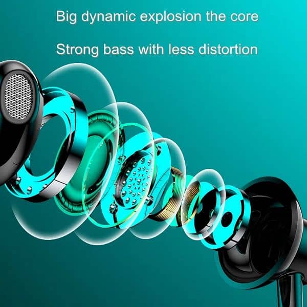 Wireless earphoes 5.3 neckband headphones waterproof magnetic earbuds 3