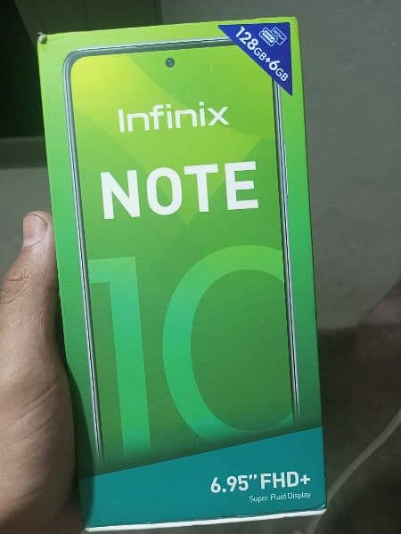Infinix note 10 with box 5