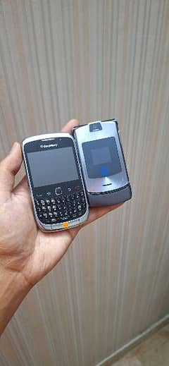 Motorola razr v3 blackberry curve 9300