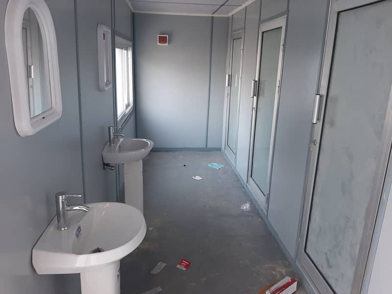 Portable toilet Prefab house container office guard room porta cabin 2