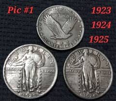 U. S. A. Silver Plated Rare coins