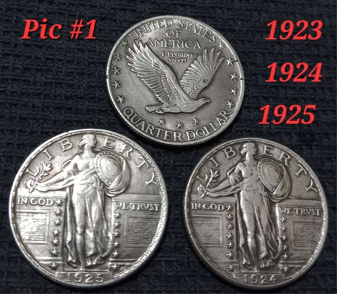 U. S. A. Silver Plated Rare coins 0
