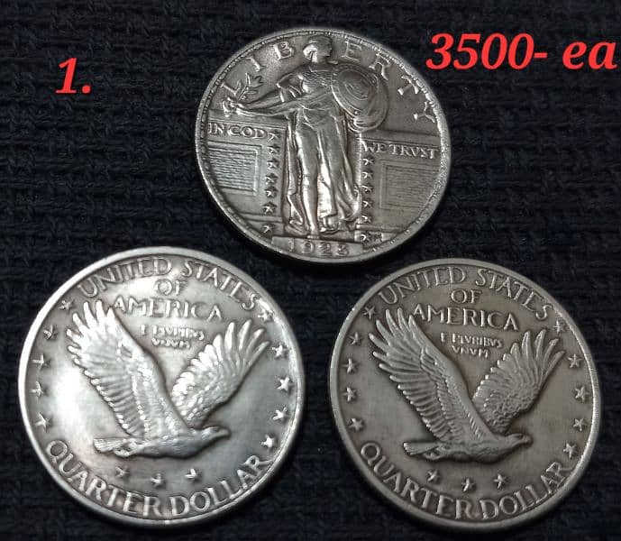 U. S. A. Silver Plated Rare coins 1