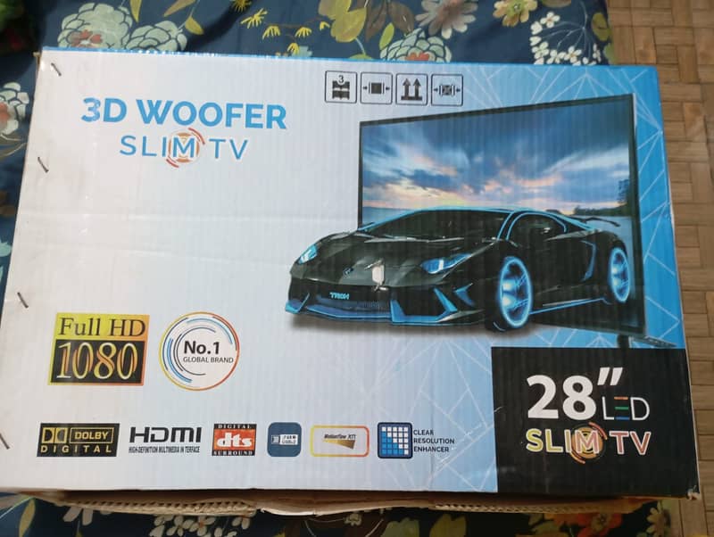 28" 3D woofer Slim tv 0