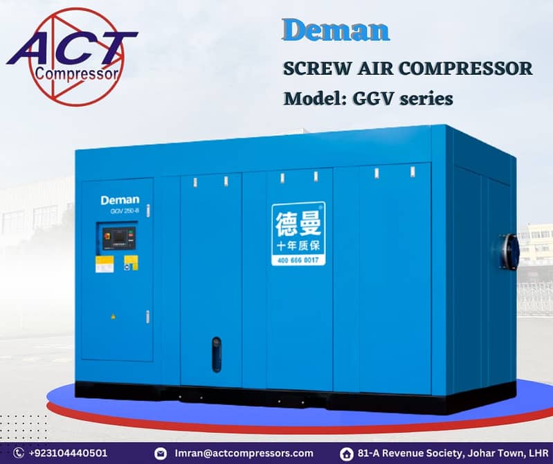 industrial Screw Air Compressor (Deman) 16