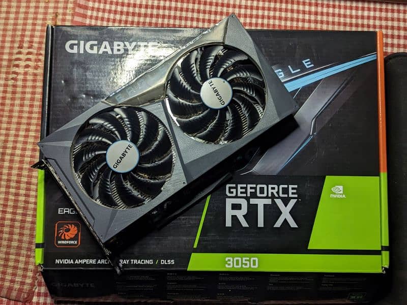 RTX 3050 BRAND NEW CONDITION WITH BOX 0