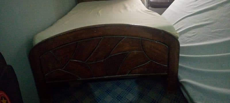 single bed wood with mattress 03128776404 1