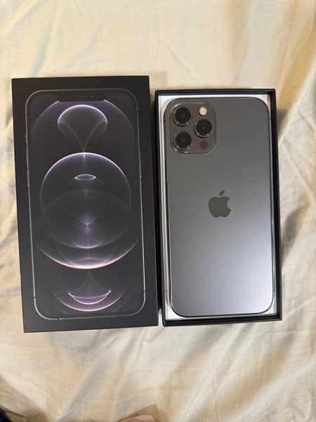 Iphone 12 pro max PTA approved with box 0