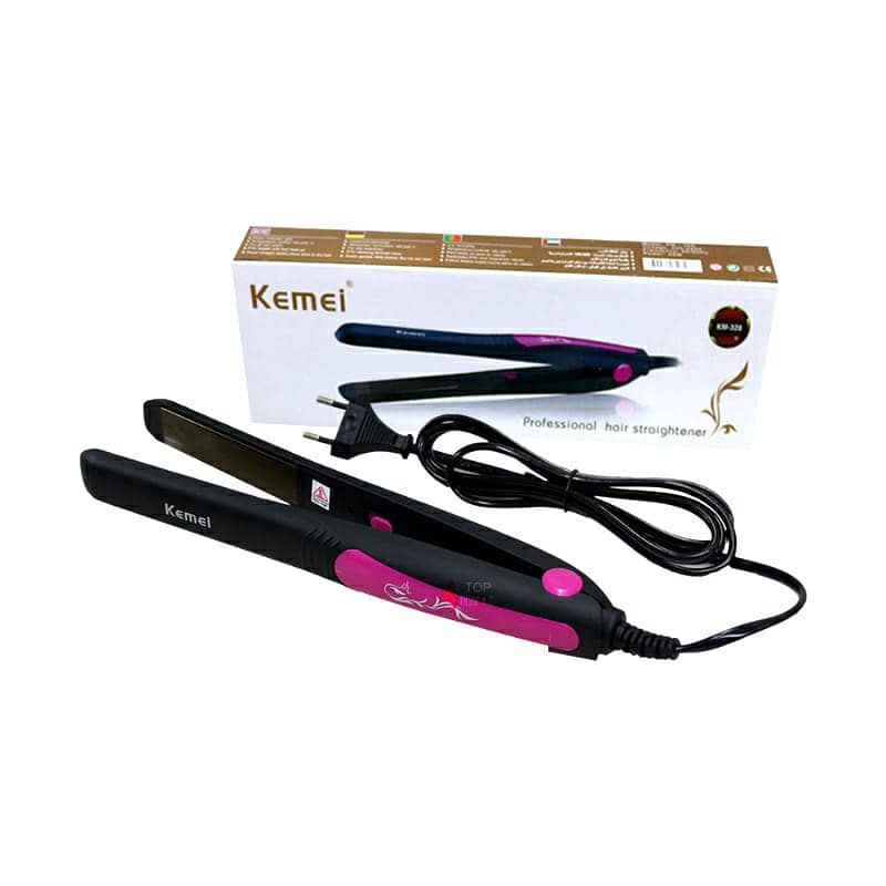 KM-328 Kemei Flat Iron Professional Hair Straightener 2