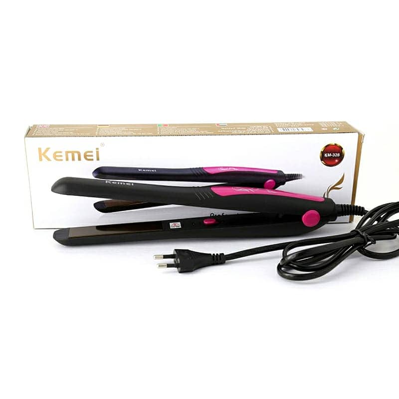 KM-328 Kemei Flat Iron Professional Hair Straightener 6