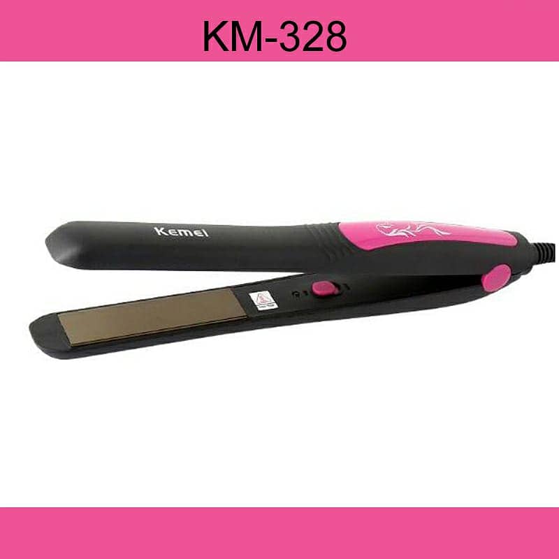 KM-328 Kemei Flat Iron Professional Hair Straightener 7