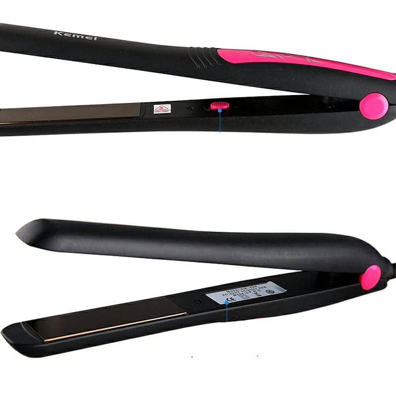 KM-328 Kemei Flat Iron Professional Hair Straightener 8